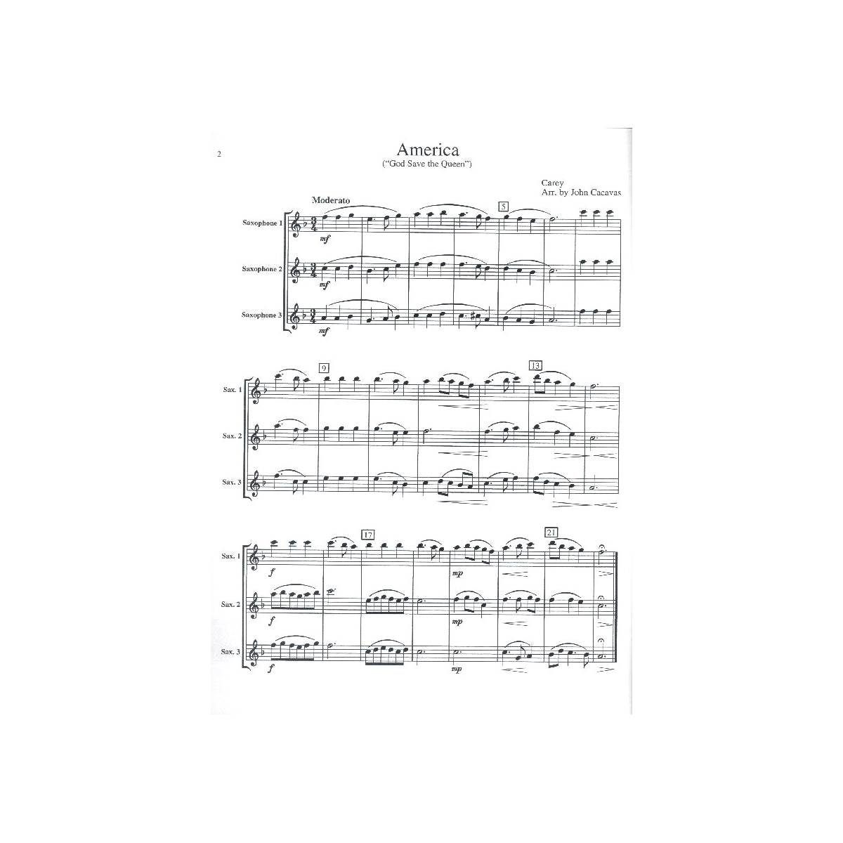 Trios for saxophones