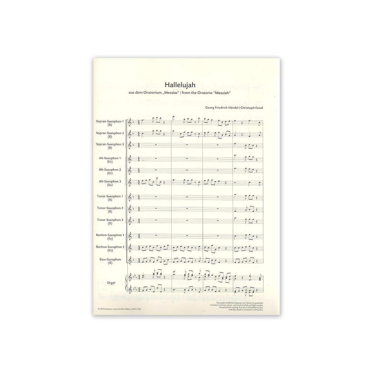 Händel, Hallelujah aus "Messias" View 1