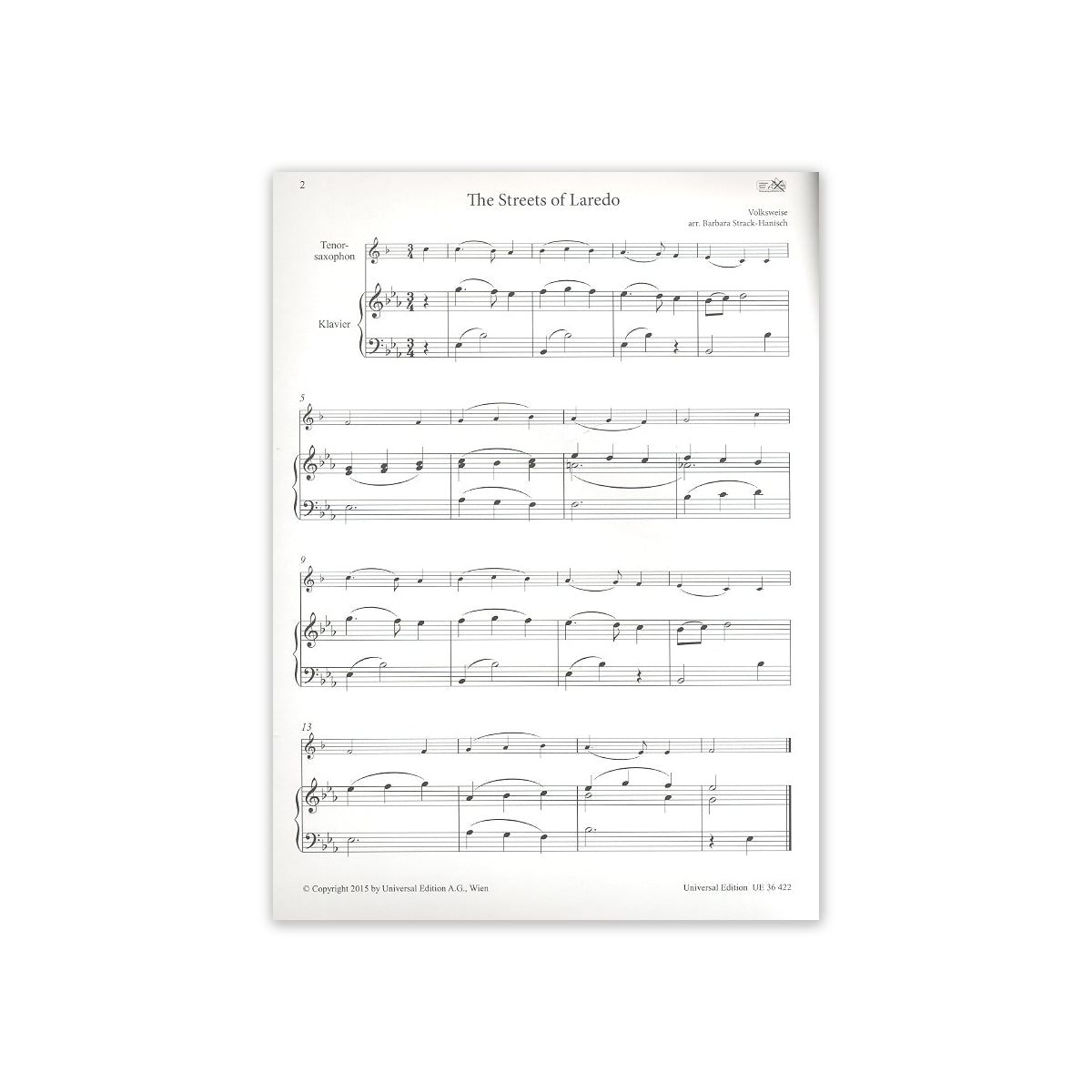 Strack-Hanisch, Magic Saxophone Spielband 1-35201