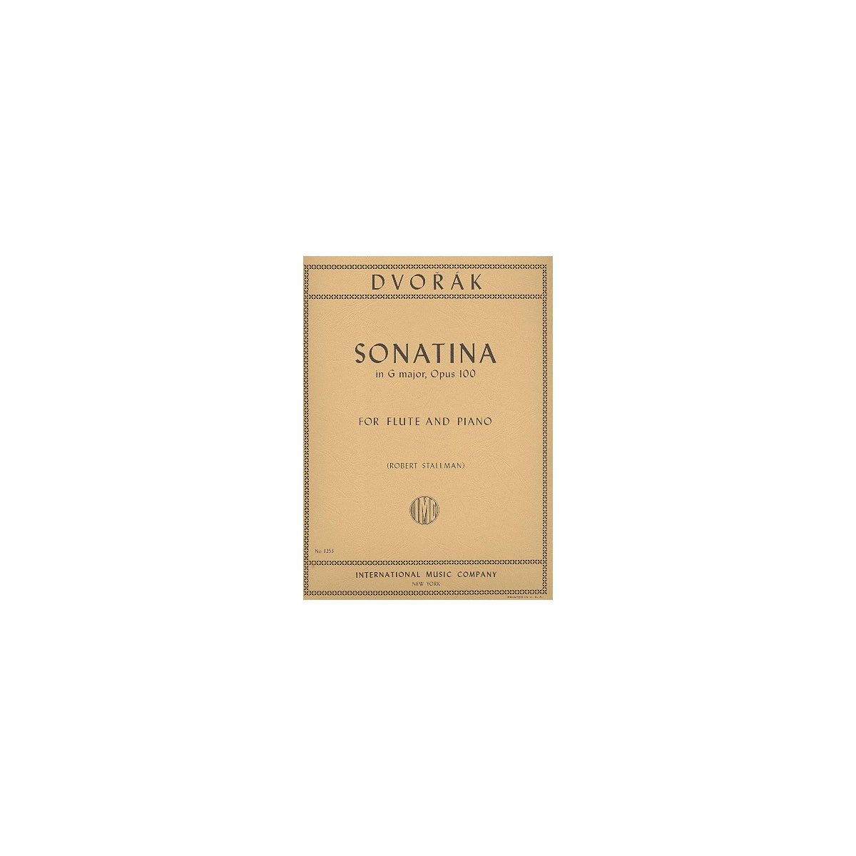 Dvorak, Sonatina op.100 View 1