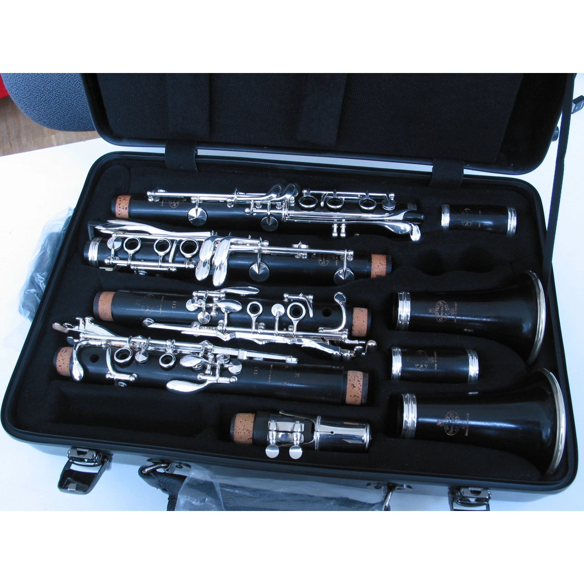 CASE B-FLAT / A CLARINET D AC 3WAY SILVER