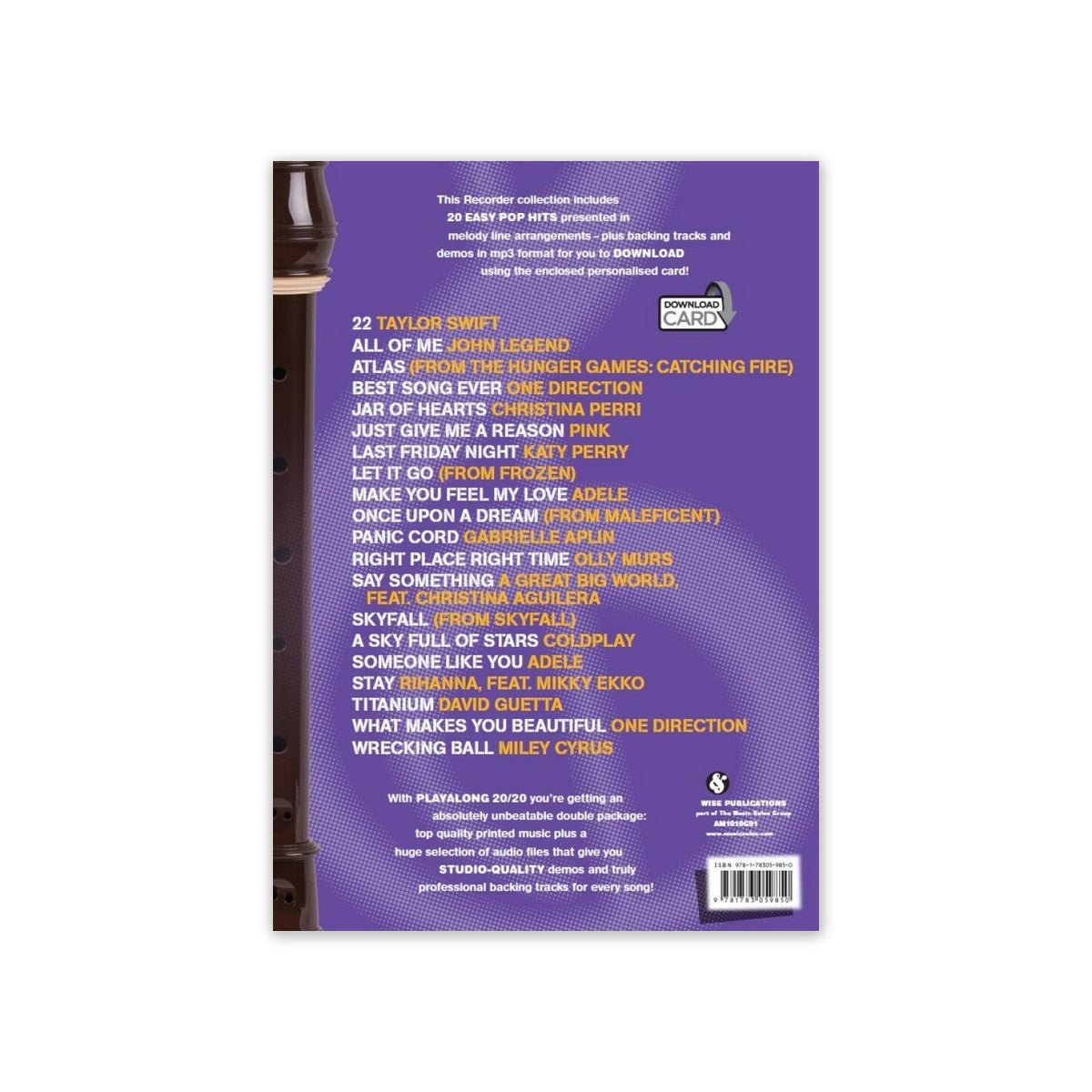 20 Easy pop hits +Audio download View 1