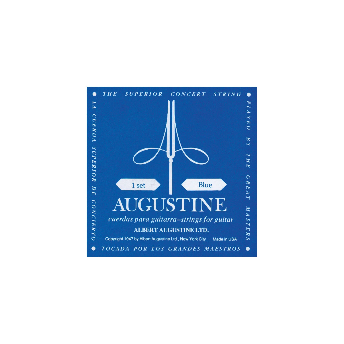 Saiten für Konzertgitarre- Augustine blau View 1