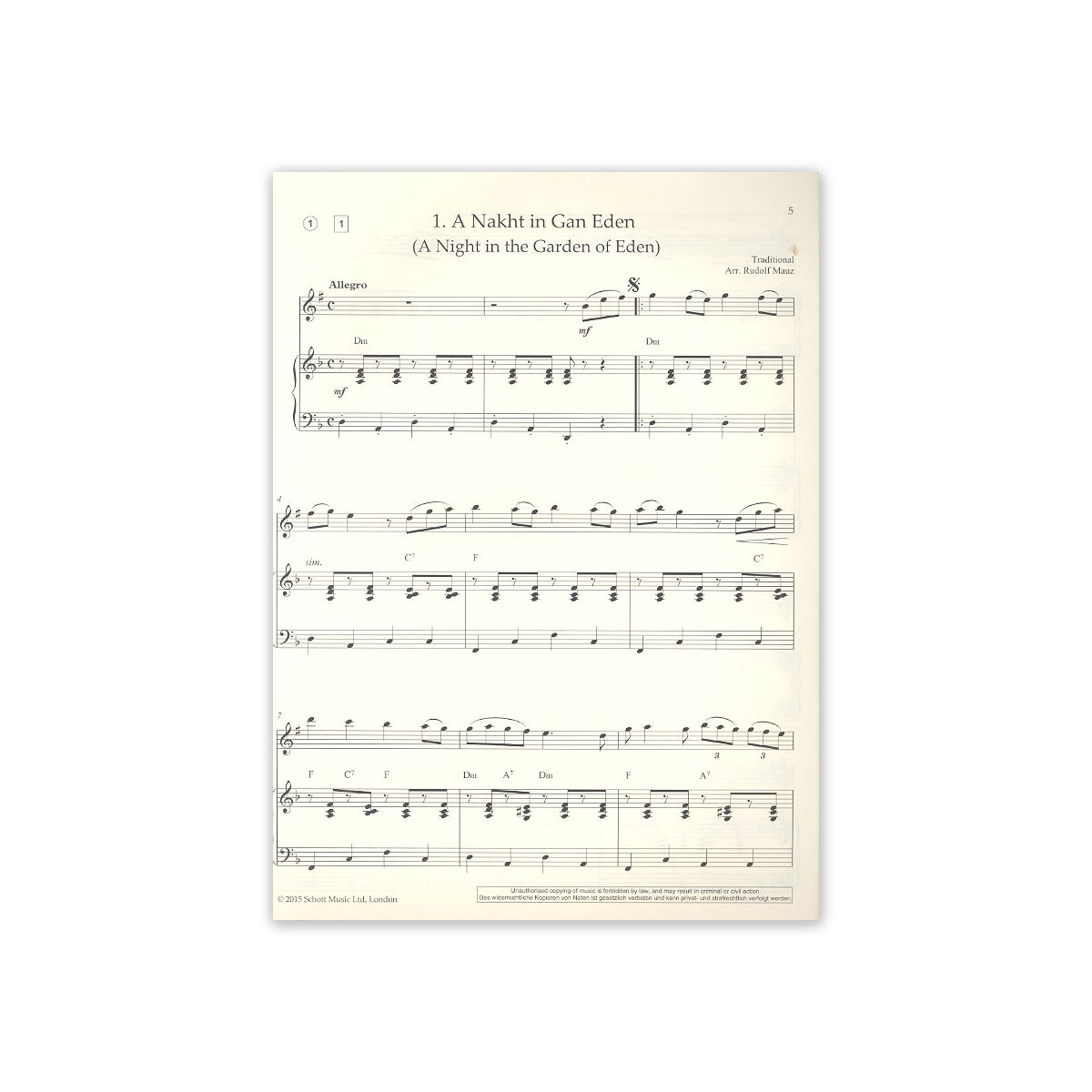 Klezmer Tunes for Clarinet (Hrsg.:Mauz) View 1