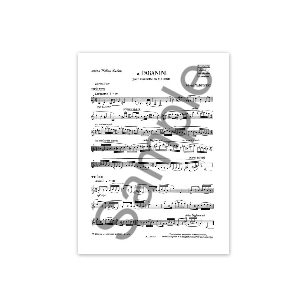 Yadzinski, A Paganini View 1