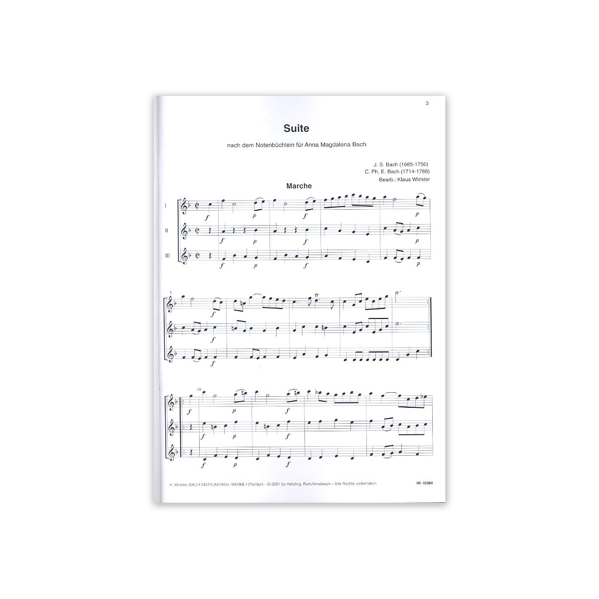 Bach, Instrumental-Werke 1 View 1