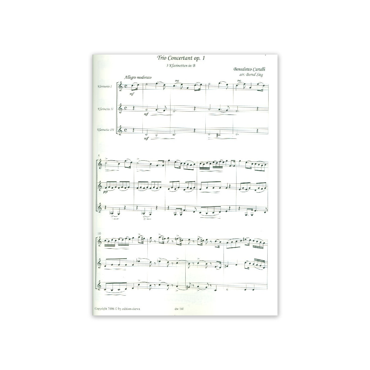 Carulli, Trio Concertant op.1 View 1