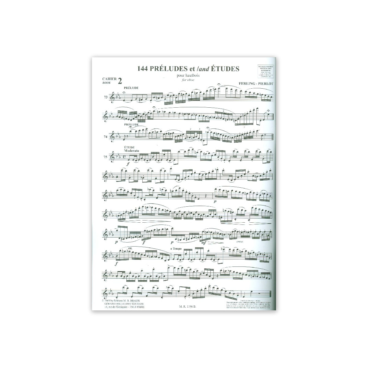 Ferling, 144 préludes et études vol.2 View 1