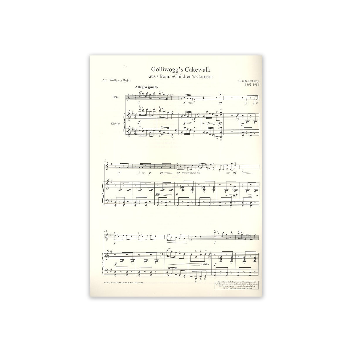 Debussy, Golliwoggs Cakewalk-36466 View 1