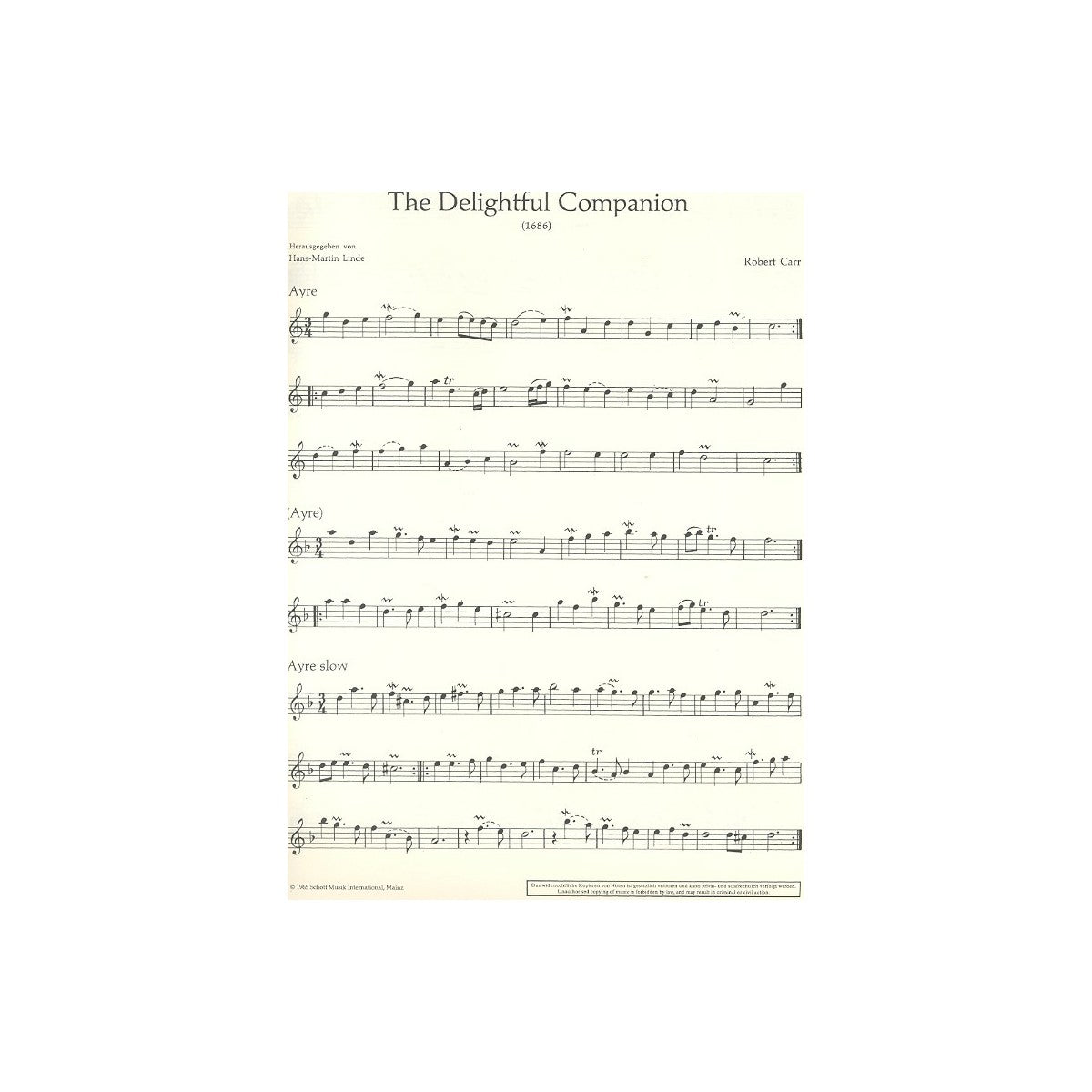 Carr, The Delightful Companion View 1