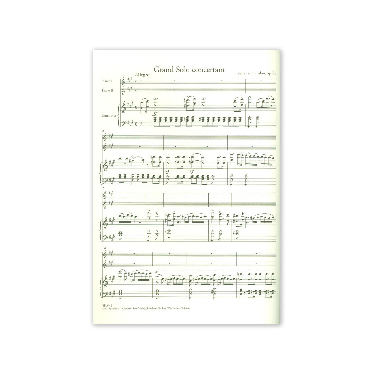 Tulou, Grand Solo concertant op.83