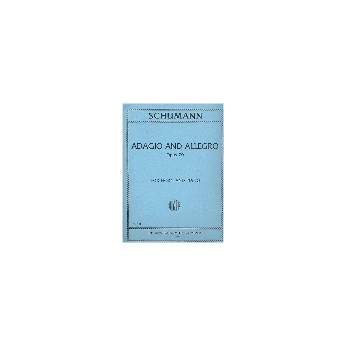 Schumann, Adagio and Allegro op.70 View 1