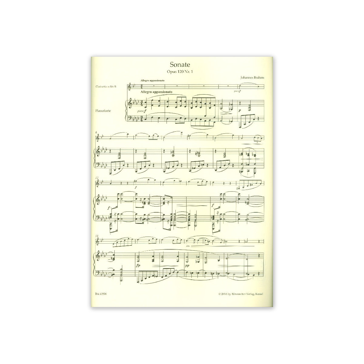 Brahms, Sonaten in f und Es View 1