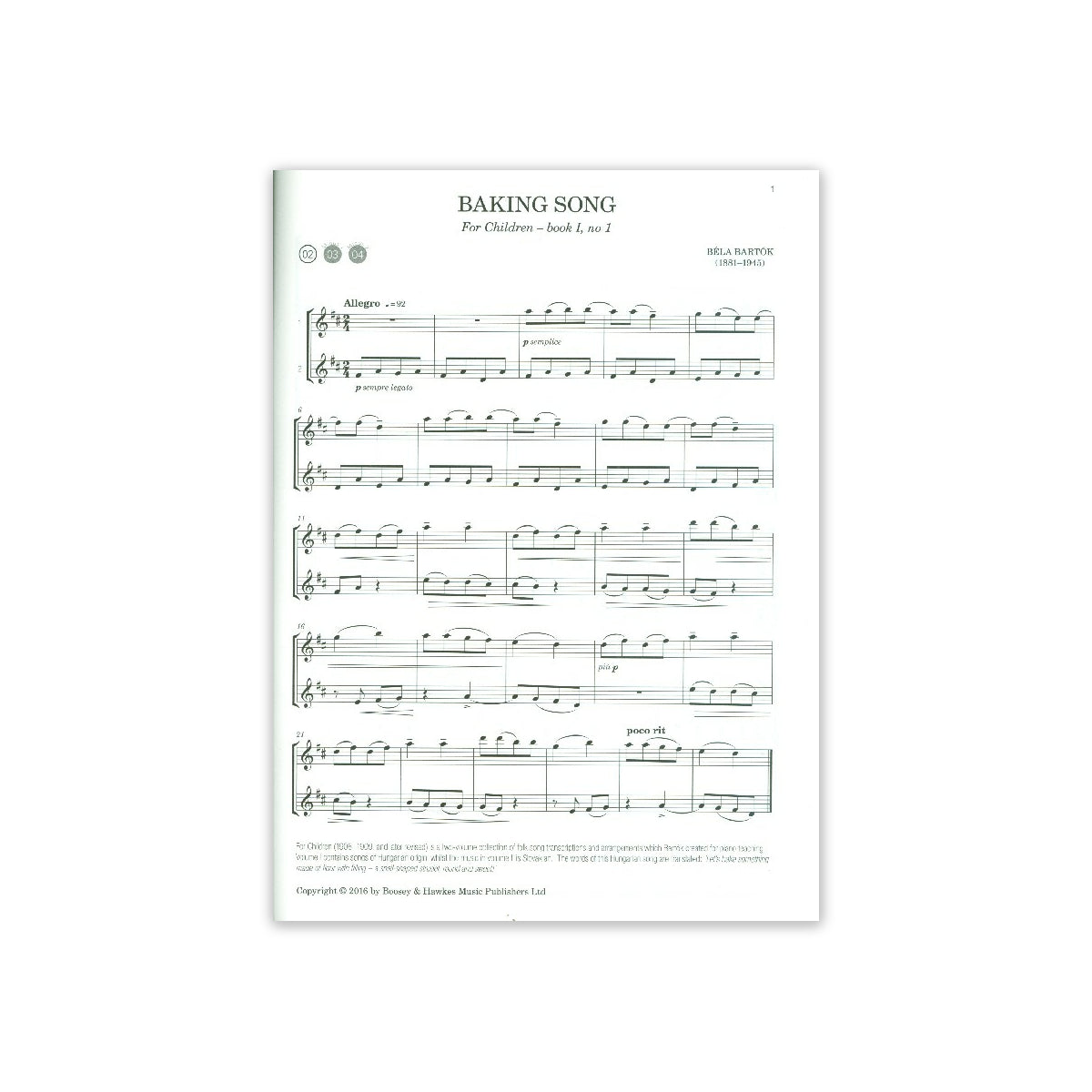 Bartok, Duos & Trios