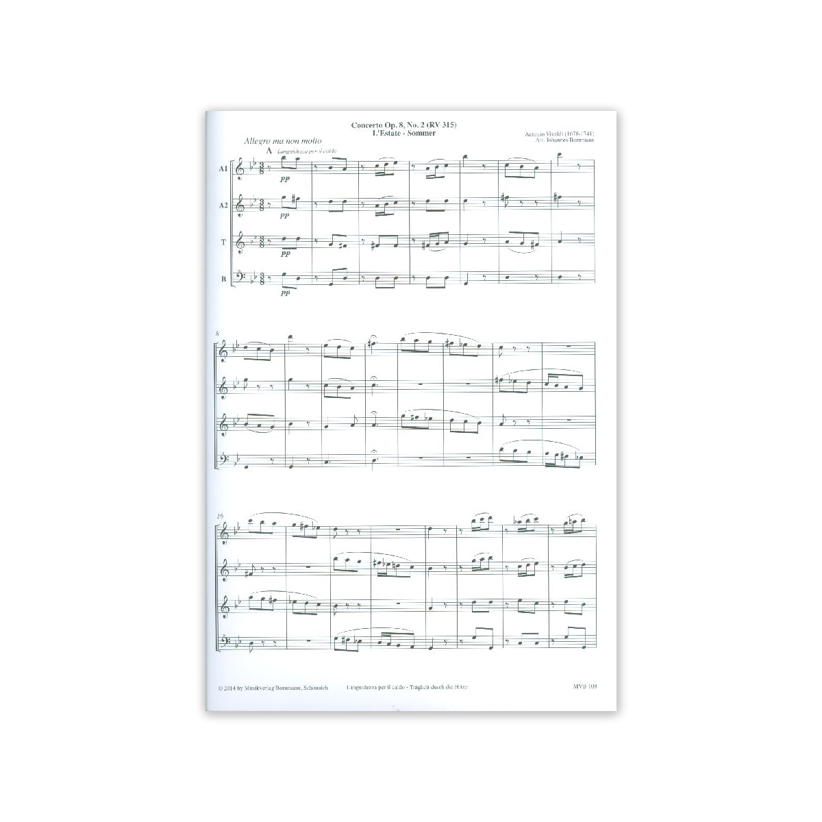Vivaldi, Frühling op.8. Nr.1 (4 Jahreszeiten) View 1