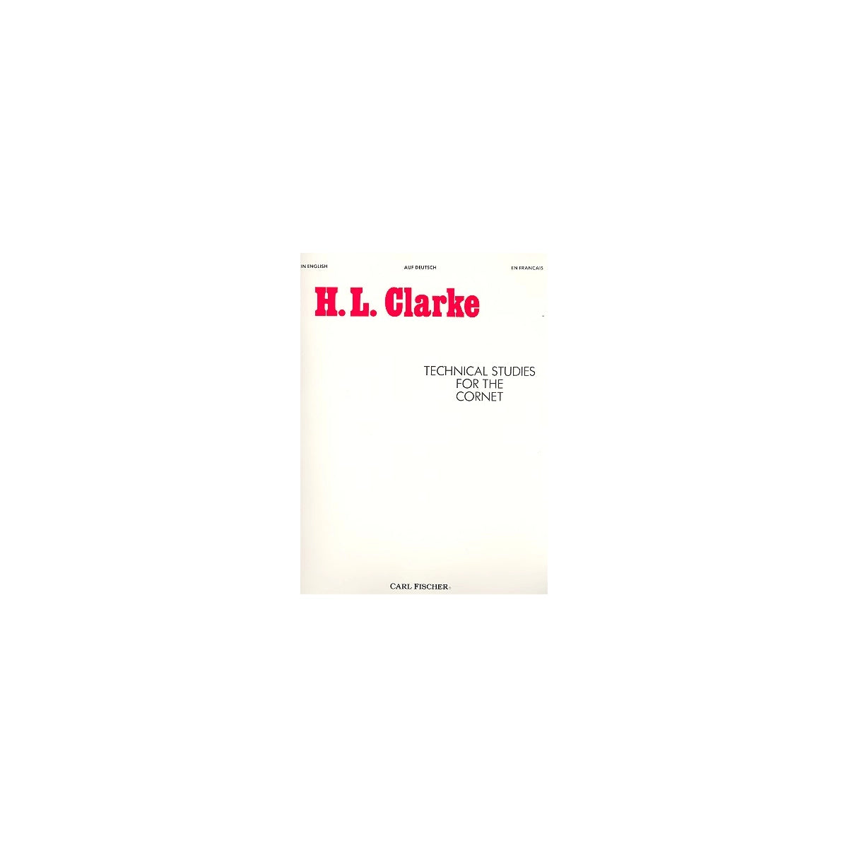 Clarke, Technical studies for the cornet View 1