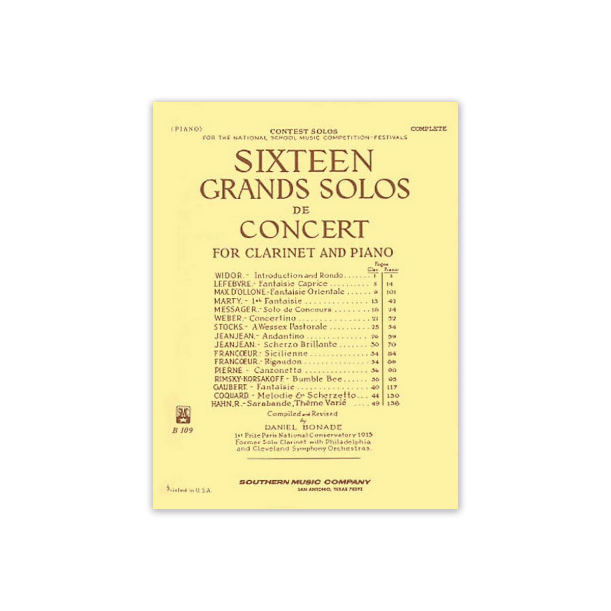 16 Grand Solos de concert View 1