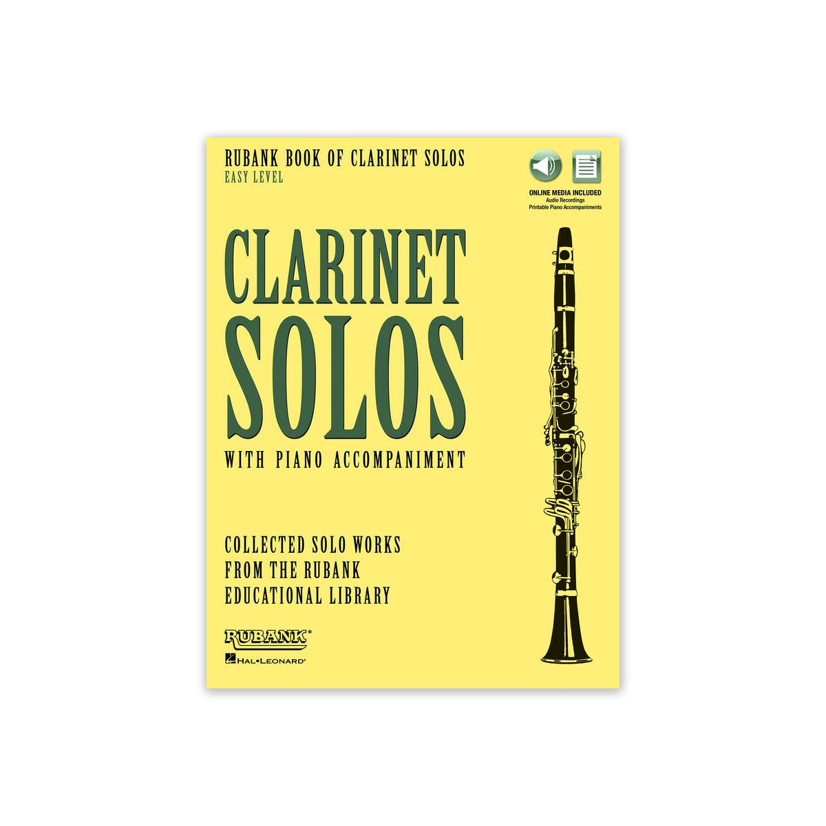 Rubank Book of Clarinet Solos - easy level View 1