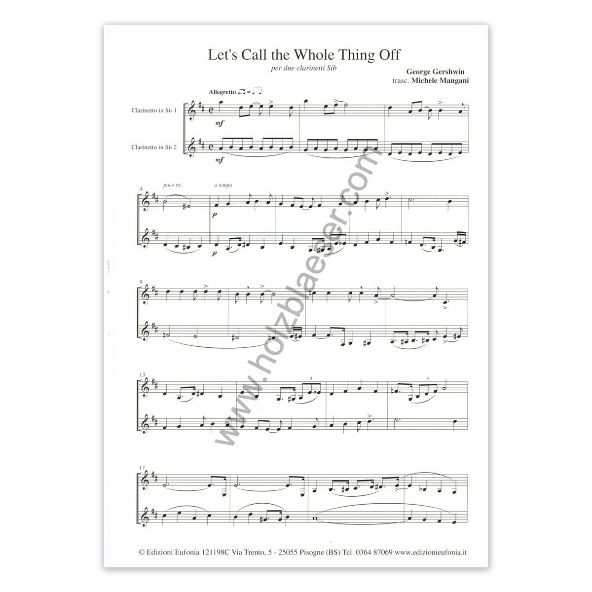9 Duetti Jazz (Arr.: Mangani) View 2