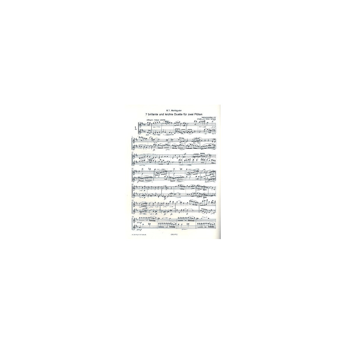 Berbiguier,7 brillante & leichte Duette op.28 View 1