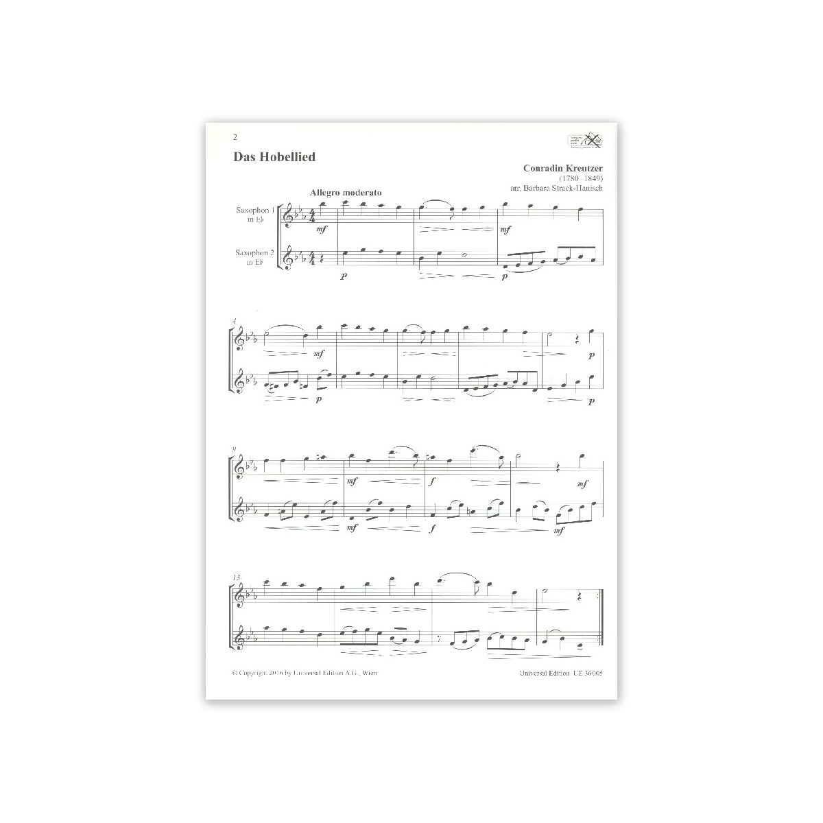 Strack-Hanisch, Magic Saxophone - Die Duos