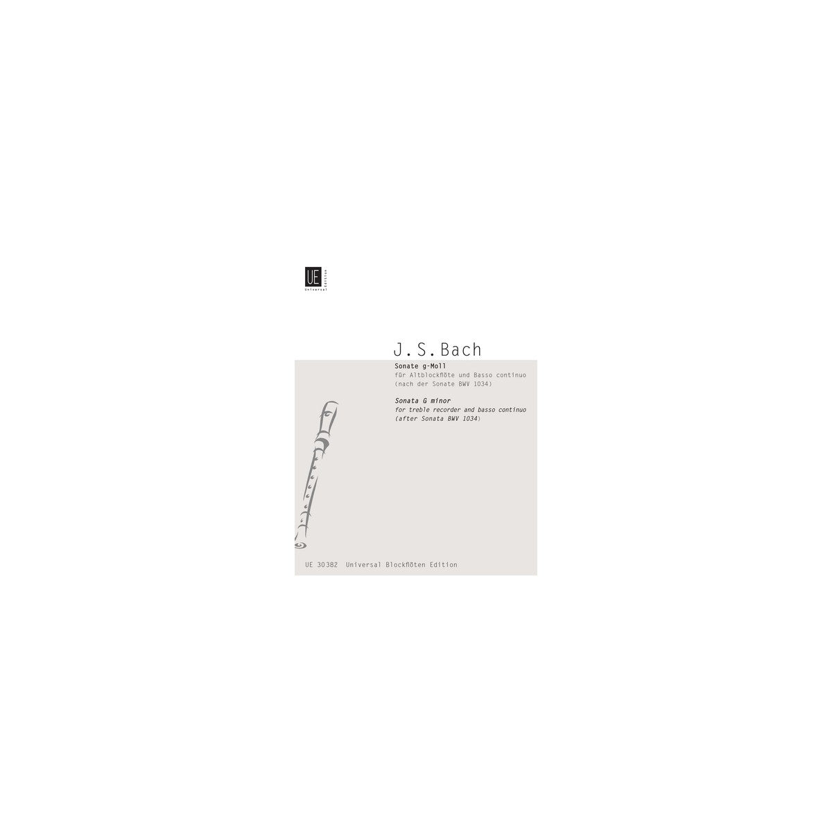 Bach, Sonate g-Moll nach BWV 1034 View 1
