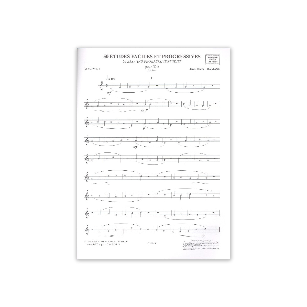 Damase, 50 études Vol.1 (24 études)