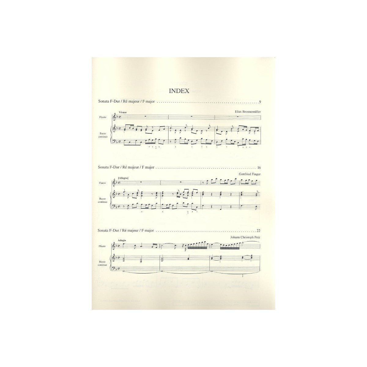 3 Deutsche Barock-Sonaten View 1