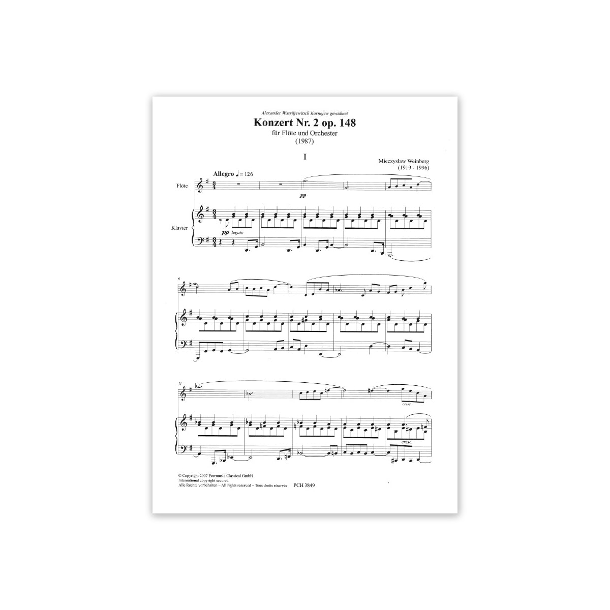 Weinberg, Konzert op.148 Nr.2
