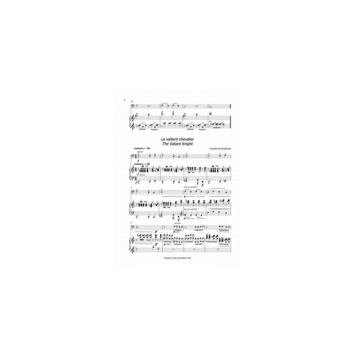 Arnulf-Kempcke, Pour mon premier concert View 2