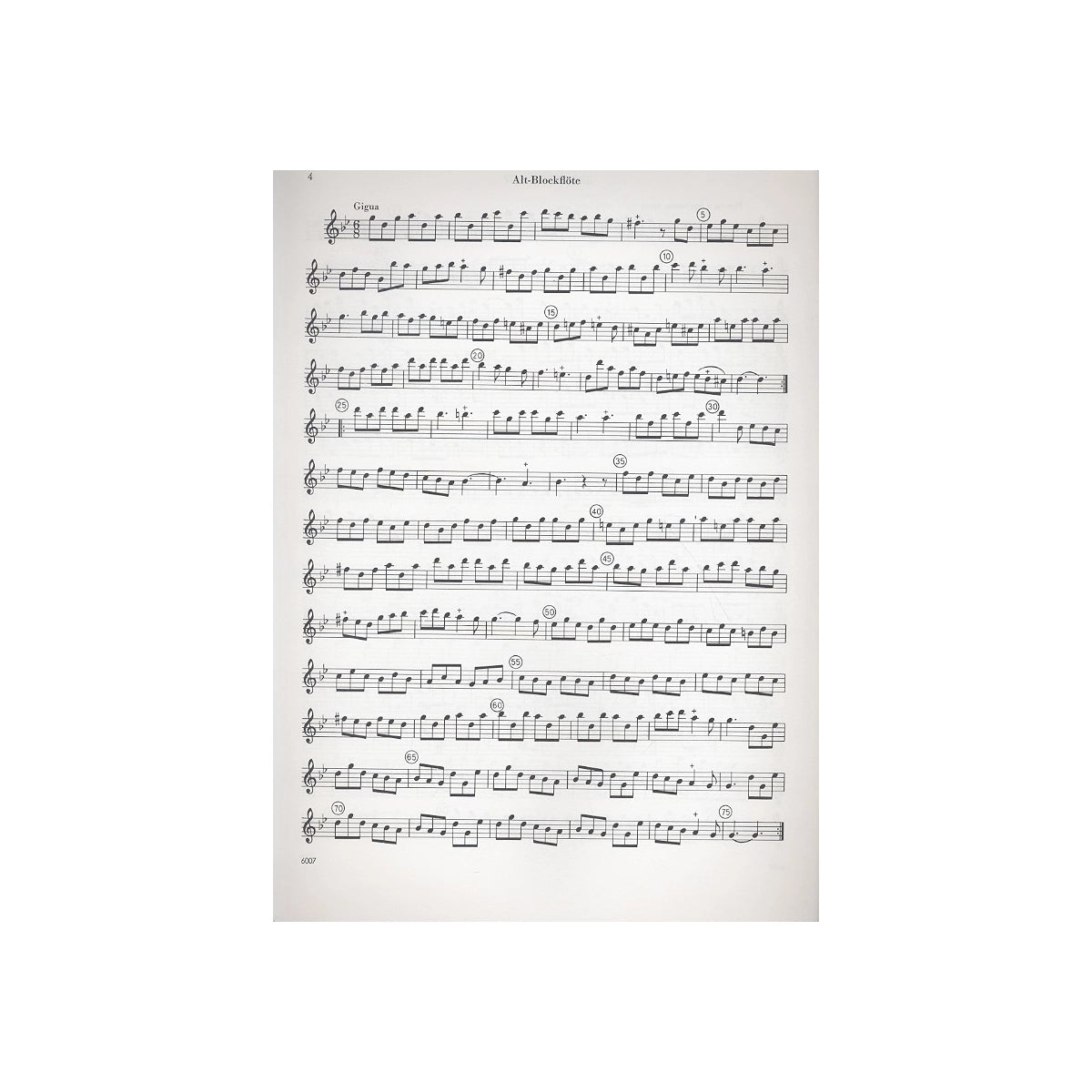 Dall'Abaco, Sonata g-Moll