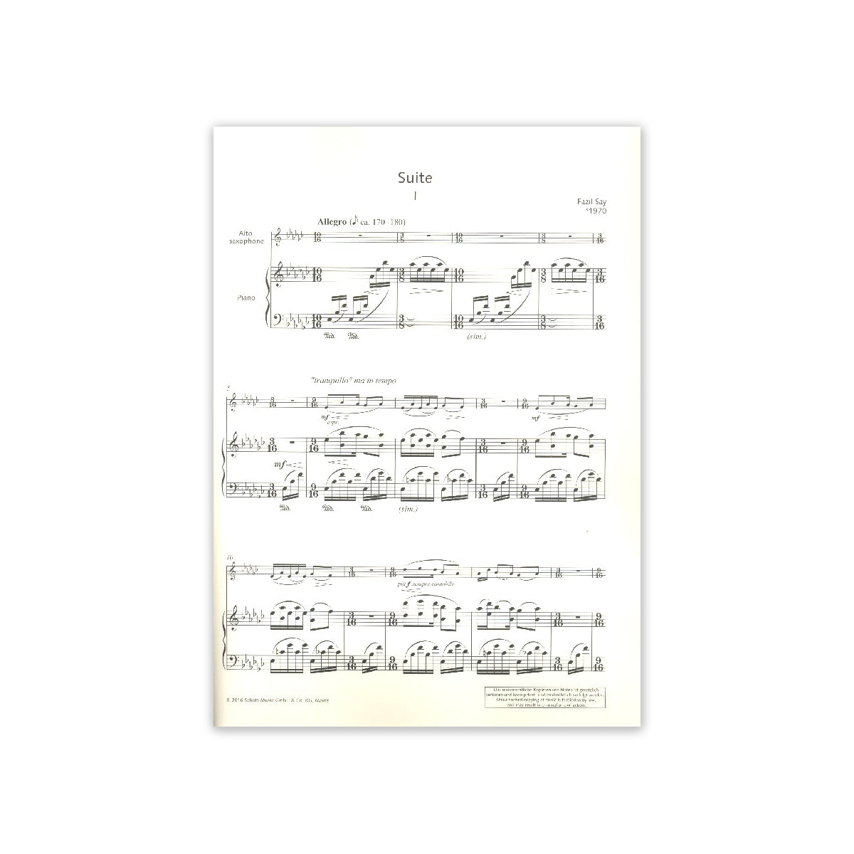 Say, Suite