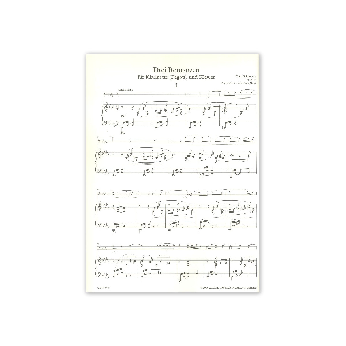 Schumann C., Drei Romanzen View 1