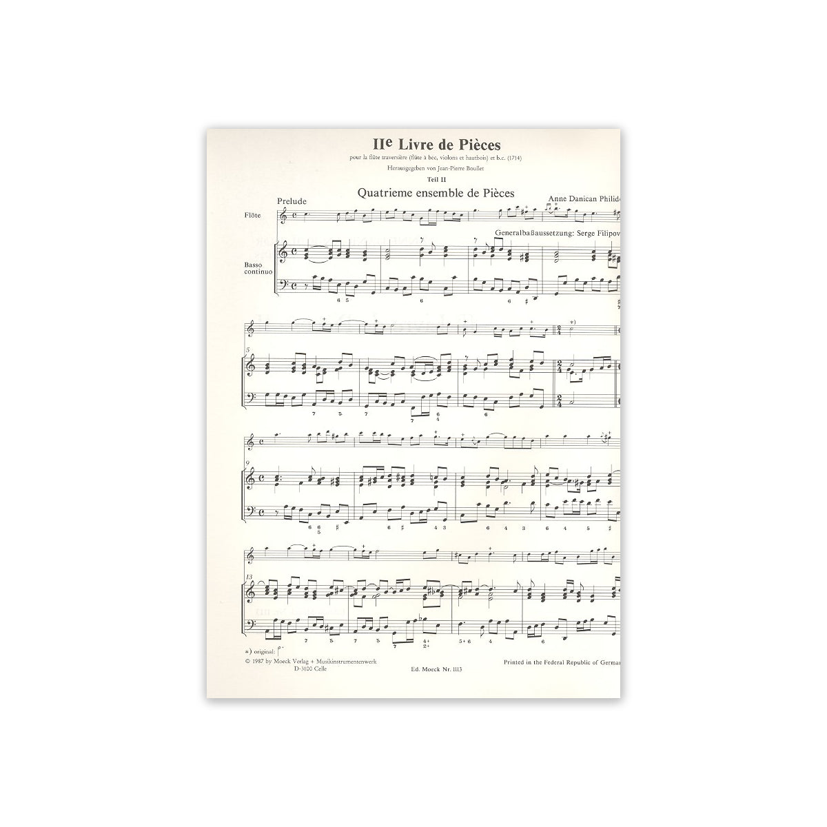 Danican Philidor, Deuxieme livre de pièces View 1
