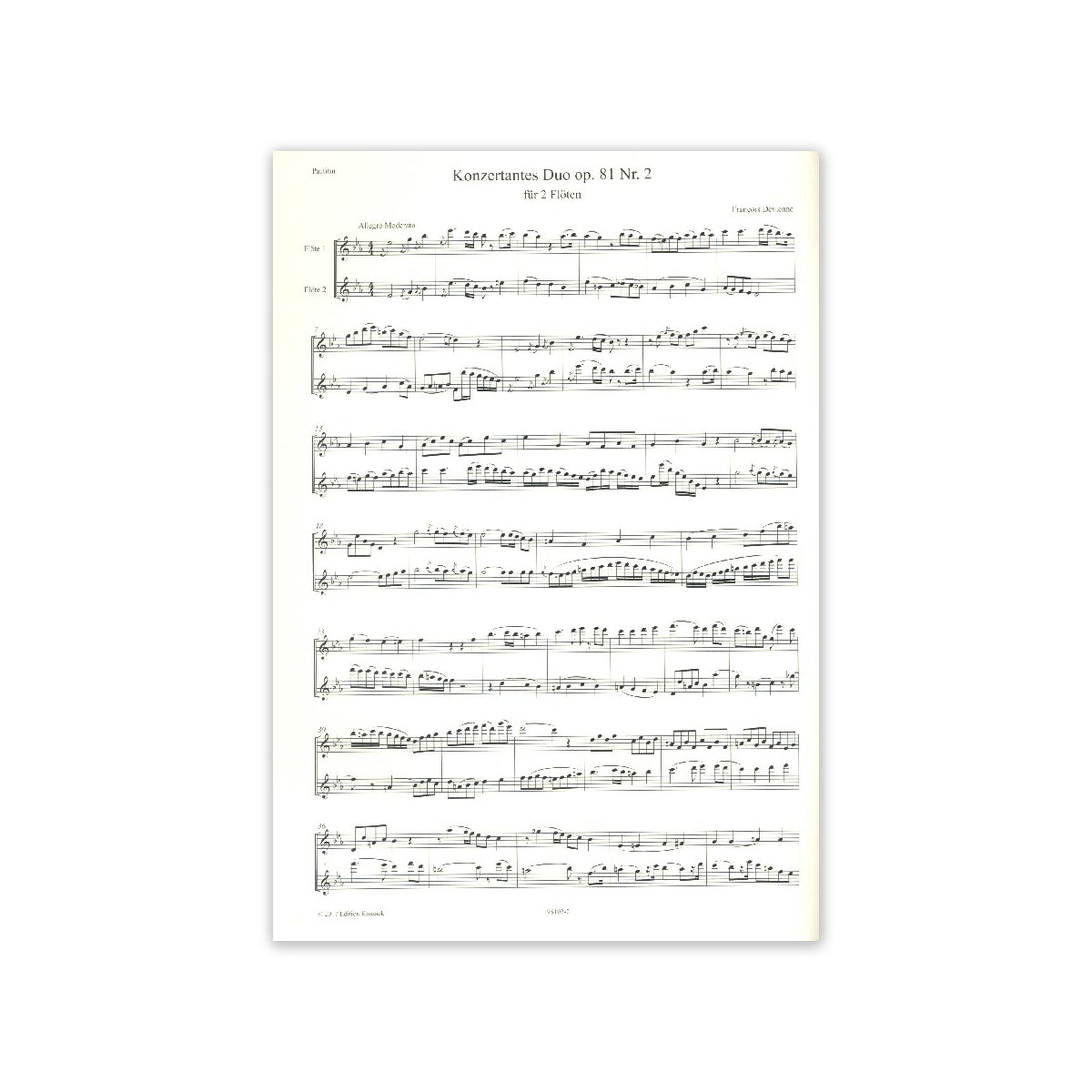 Devienne, Konzertantes Duo op.81 Nr.2 View 1