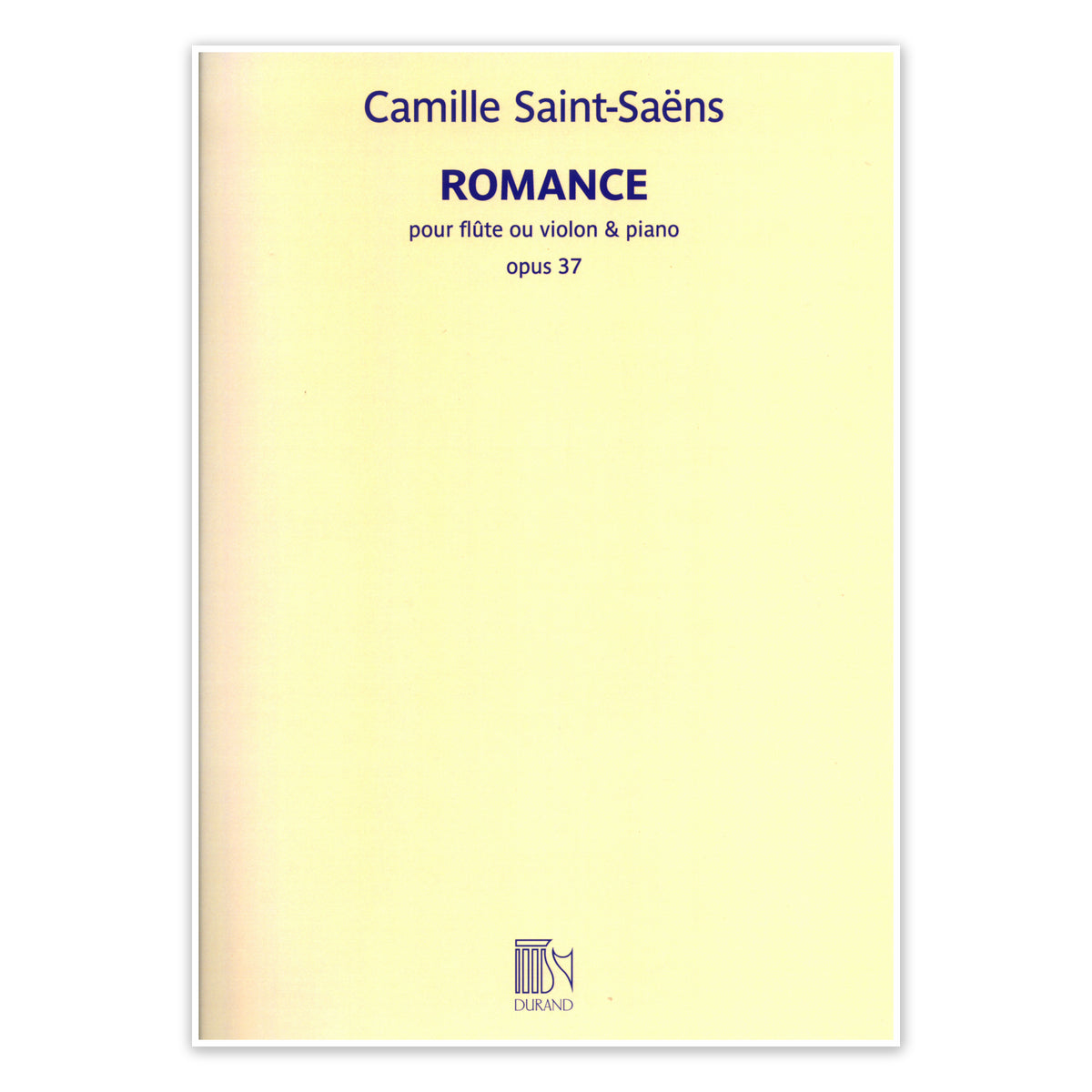 Saint-Saëns, Romanze