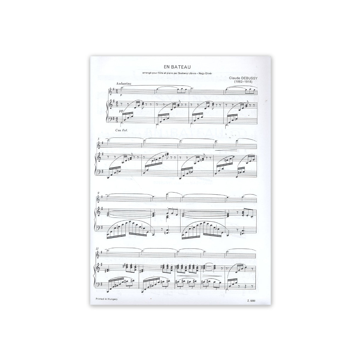 Debussy, Syrinx/ En bateau View 1