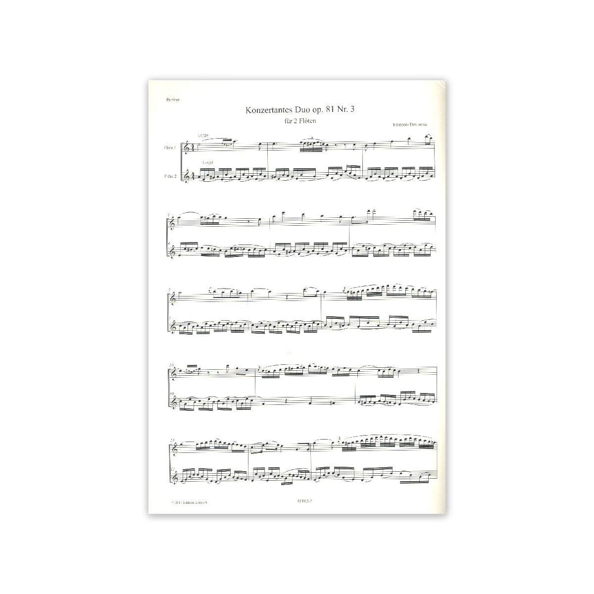 Devienne, Konzertantes Duo op.81 Nr.3