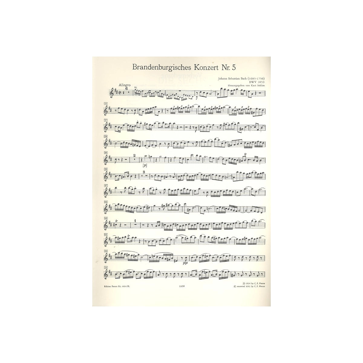 Bach, Brandenburgisches Konzert Nr.5