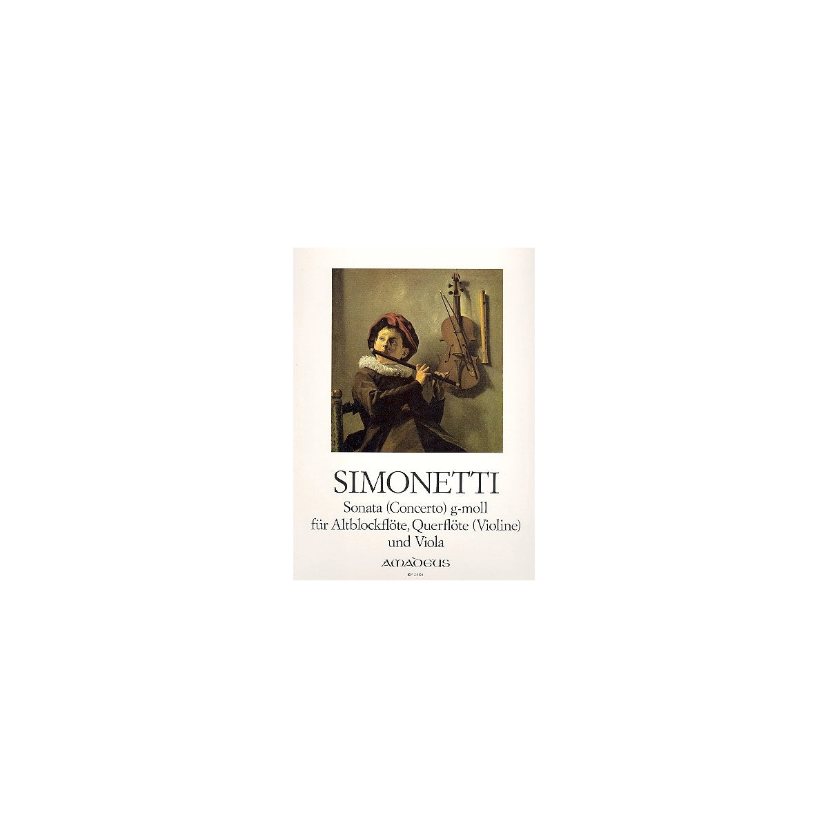Simonetti, Sonate g-moll Altblfl.,Fl.,Va. View 2
