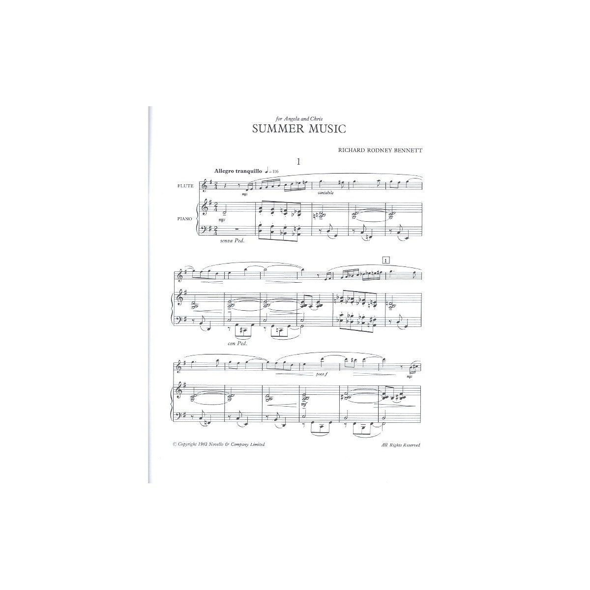 Bennett, Summer music View 2