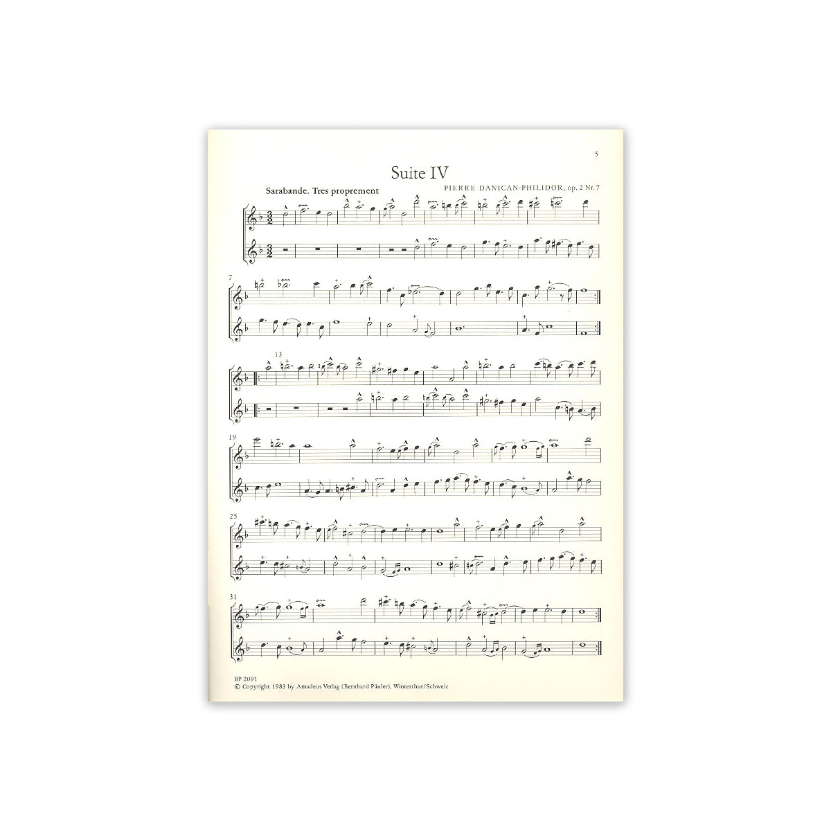 Danican-Philidor, 6 Suiten Band 2 (Nr.4-6) View 1