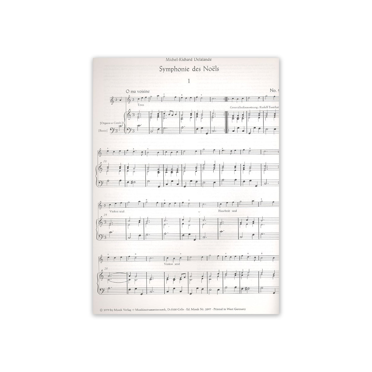 Delalande, Symphonie des Noëls Band 1