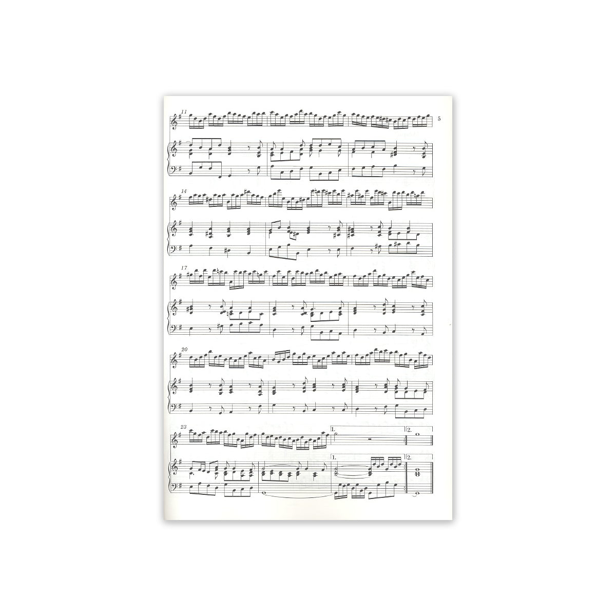 Händel, Sonate G-Dur aus Fitzwilliam-Son. 3
