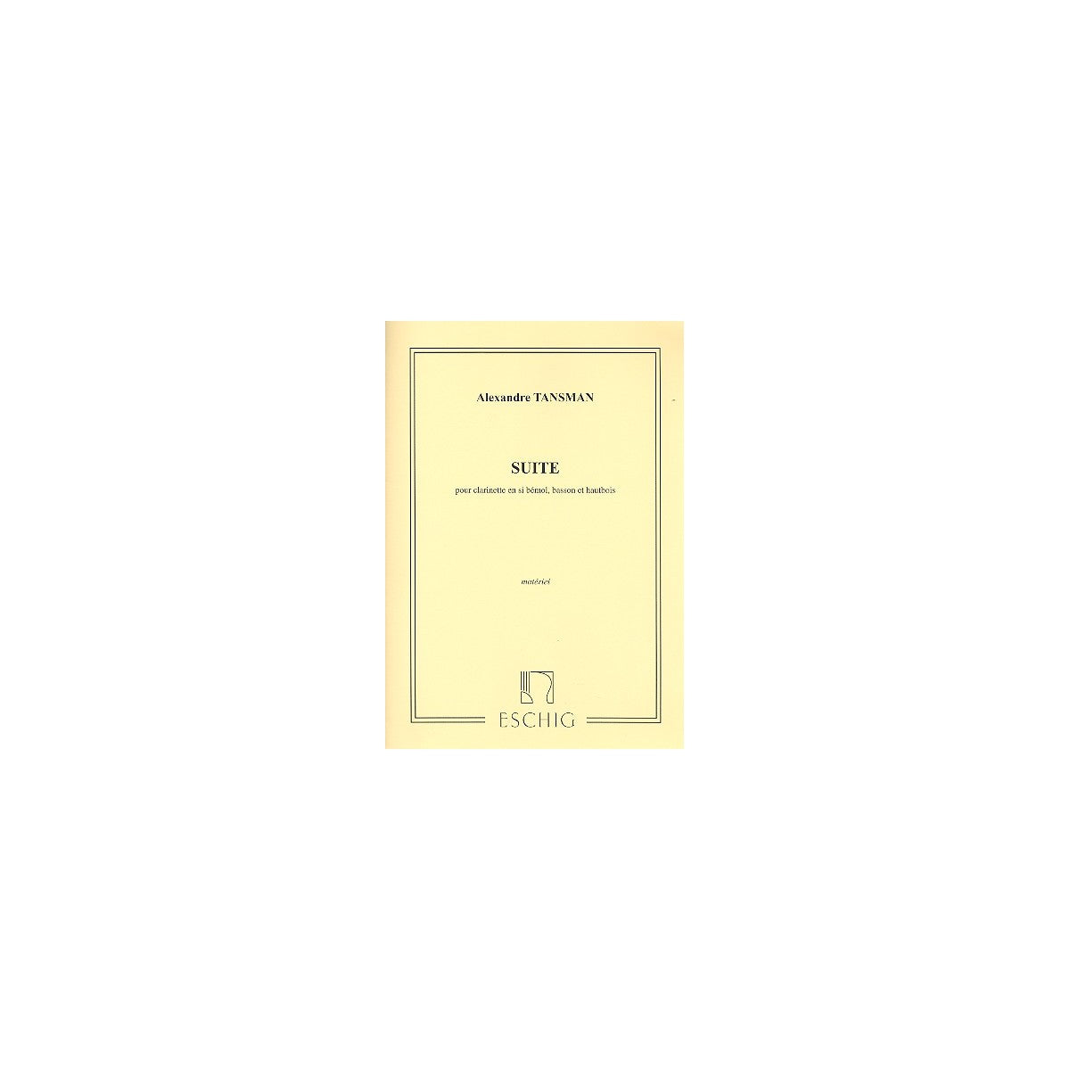 Tansman, Suite trio d'anches - Stimmen View 2