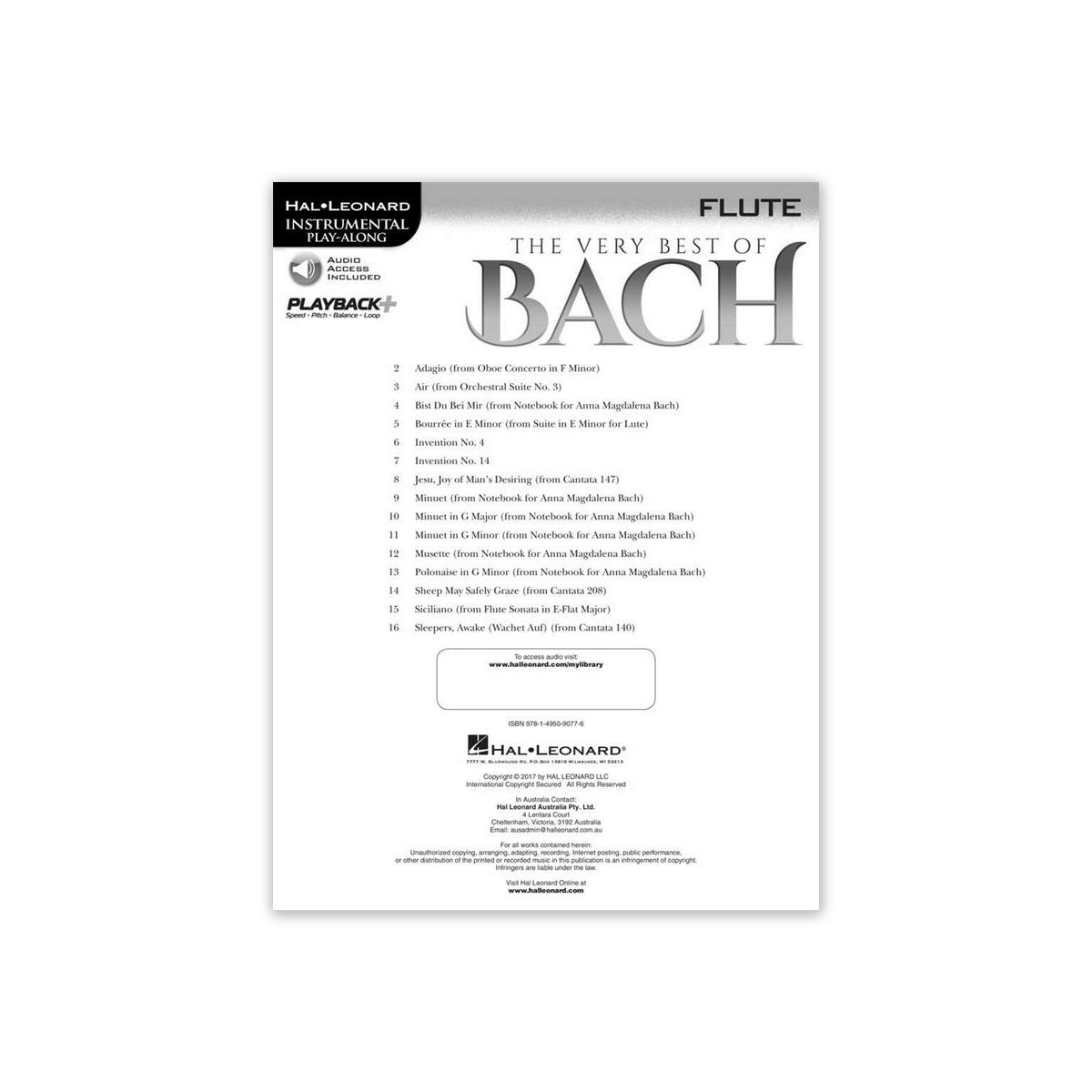 The very best of Bach View 1