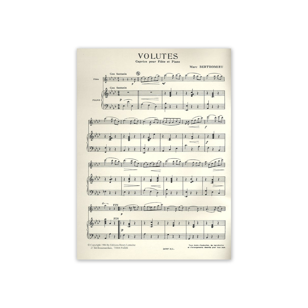 Berthomieu, Volutes View 1