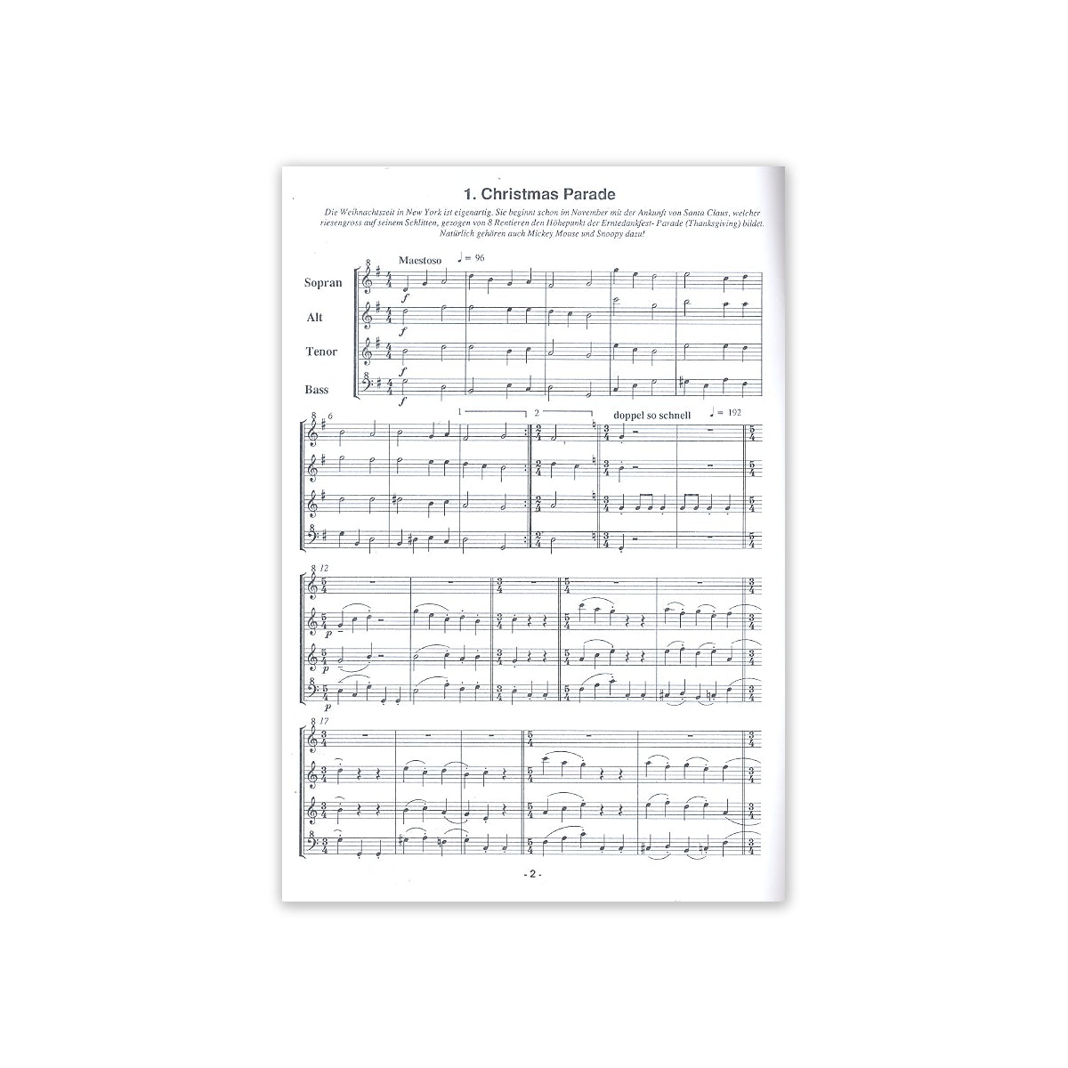 Rosenheck, Christmas in New York SATB View 1