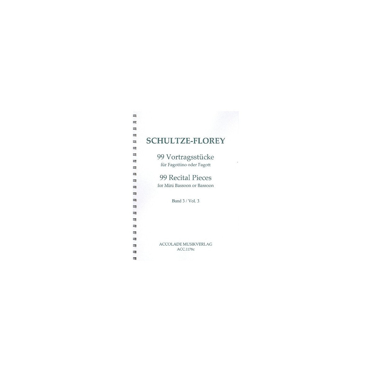 Schultze-Florey, 99 Vortragsstücke Bd.3 View 2