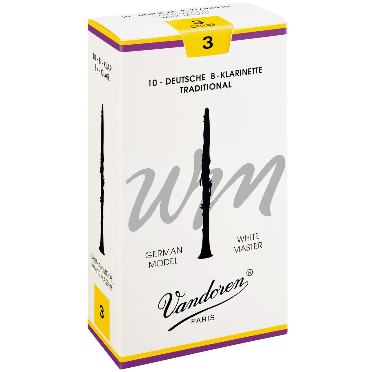 BLÄTTER: B-KLARINETTE (DEUTSCH) VANDOREN WHITE TRADITIONAL